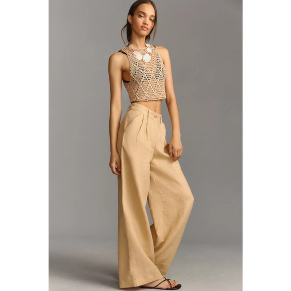 Faithfull Circa Linen Pants - New Size 8 - Picture 4 of 7